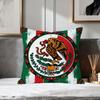 Retro Color Viva Mexico Art Pattern Soft Pillowcase for Sofa Living Room Home Decor Protective Covers Party Hogar Pillowcover