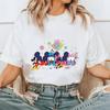 Mama and Friends Printed Womens Summer Fashion TShirt Pure Cotton Short Sleeve Loose Top Casual Clothing