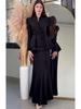 Autumn 2025 European & American Suit Jacket and High-Waist Midi Skirt Set