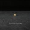 Star and Moon Bodhi Beads: Pure White High-Density 108 Bead Bracelet for DIY Prayer Accessories