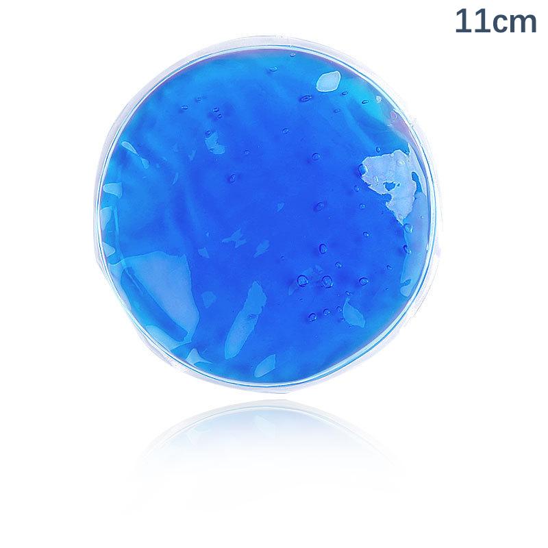 1Pc 7Cm Or 10Cm Round Shape Reusable Ice Cold Gel Pack Therapy Microwaveable Heat Pain Relief For Cold & Hot Therapy Bags