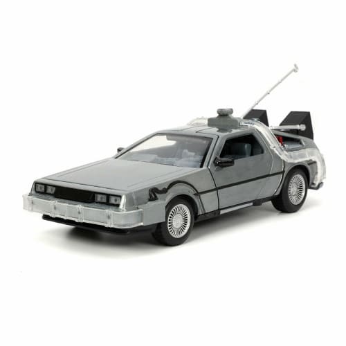 Back To the Future Part 1 Jada Toys Metals 1/24 Scale Diecast Time Machine DeLorean 32911 Jada Toys - Hollywood Rides | Back To the Future Part I De L