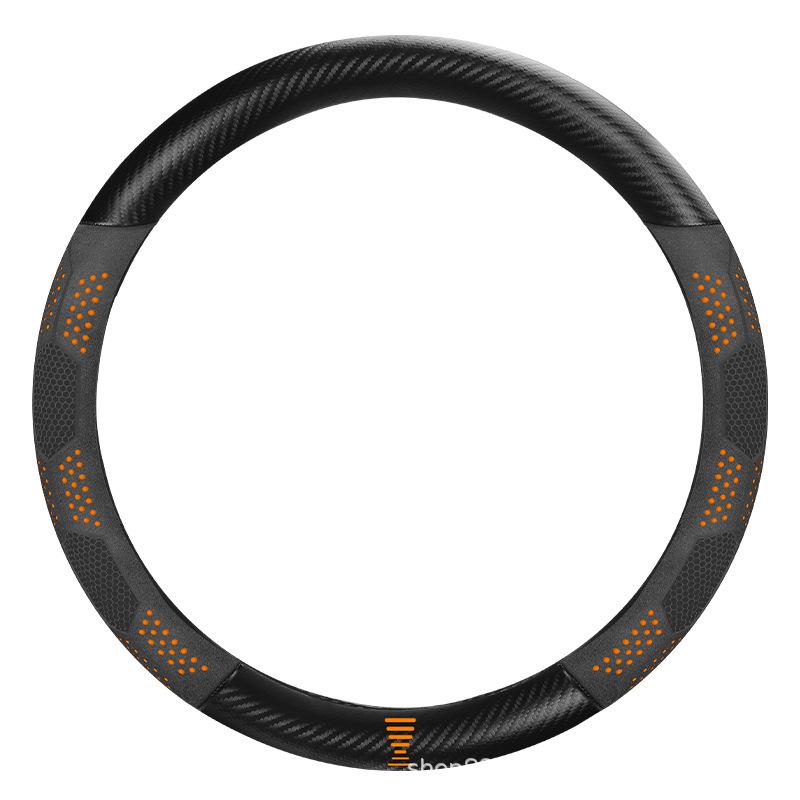 Breathable Non-Slip Leather Steering Wheel Cover for 08-17 BYD G3R/G5/G6 - Ultra-Thin, Stitch-Free Design