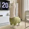 Large Alpaca Plush Animal Stool: Living Room Ornament & Housewarming Gift