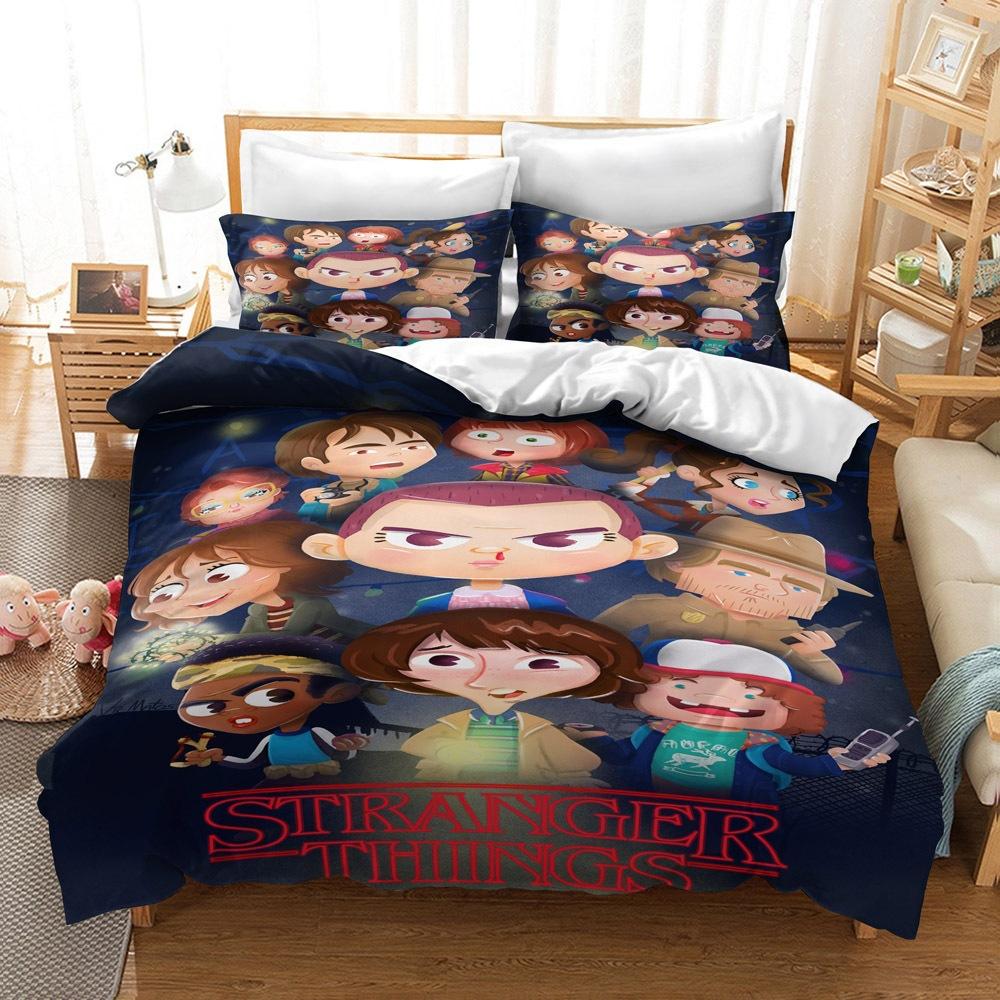 Kit de literie Série Stranger Things Taille Ensemble trois pièces