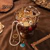 Metallic Jewelry Assortment Mystery Jar for Women Vintage Surprise Set