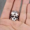 Rider Life Skull Biker Gothic Moto Men Rings Punk Hip Hop for Boyfriend Male Stainless Steel Jewelry Creativity Gift