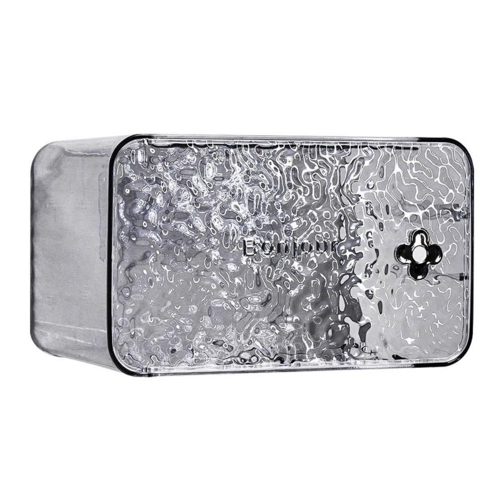 Transparent Napkin Storage Box Plastic Paper Box Storage Container Tissue Box  Living Room