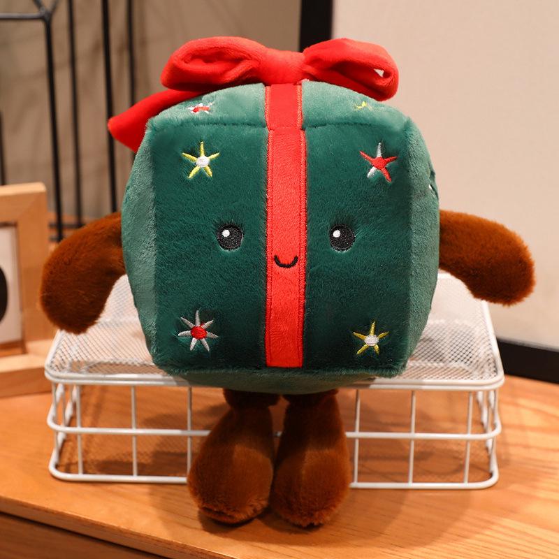 Christmas Plush Dolls: Santa Claus & Gingerbread Man Ornaments for Girls