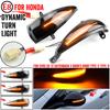 For Honda Civic 2005-2012 Hatchback 3 /5 door Type-S Type-R 2Pcs LED Dynamic Turn Signal Light Rearview Side Wing Mirrors Lamp