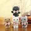 Plush Cat Keychain Toy With Pp Cotton Filling For Backpack Decor And Gift