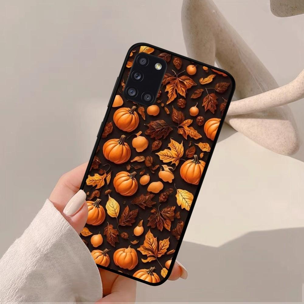 Pumpkin Happy Fall Autumn Phone Case For Samsung A 10 11 12 13 20 21 22 30 31 32 40 51 52 53 70 71 72 73 91 13 Shell