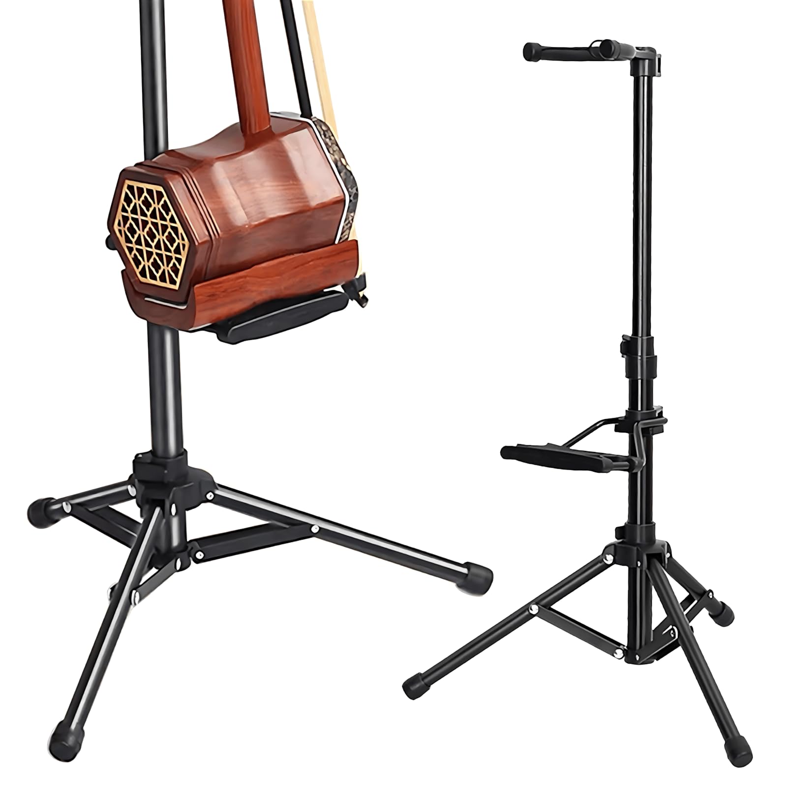 

MUYIYANG Erhu Stand, Professional, Extendable and Foldable, Highly Stable, Includes Dedicated Storage Case