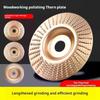 100mm Diameter Woodworking Grinding Wheel Arc Shape Wood Carving Disc Sanding Wheel  Wood Polishing