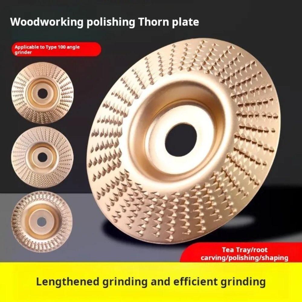 100mm Diameter Woodworking Grinding Wheel Arc Shape Wood Carving Disc Sanding Wheel Wood Polishing