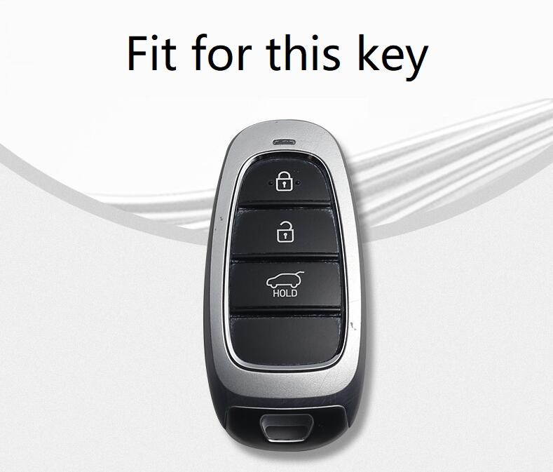 Leather Car Key Case Key Cover For Hyundai Tucson Nx4 Car Key Case Protection