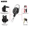 Dress Measuring Reel Line Cutter Scissors for Fishing Keychain Included Pin-On (Line, Knot, Leader, PE) - Lightweight, Compact,