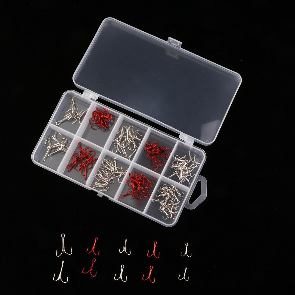 

130 Pieces Fishing Hooks Set High Strength Sharpened Saltwater Lure Rig
