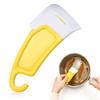 Silicone Scraper with Comfortable Handle for Kitchen Use Dishwasher Safe Flexible Edge for Cleaning Pots Pans Bowls and Plates