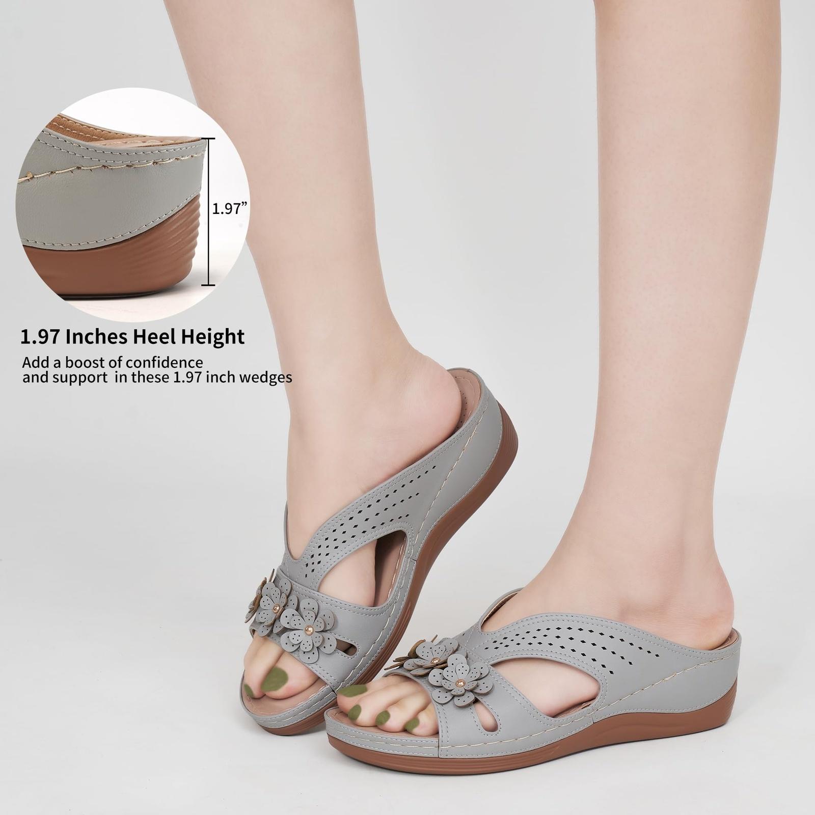 Ecetana Sandals for Women Shoes Slides Sandals Shoes 41 1940₽
