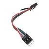 Front Panel Sound Cable Adapter for ATXs Case for Motherboards 13Pin to 9Pin Connectors