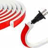 1PC 3/2/1meters Flexible Cord Management Channel,Invisible Decorative Wire Cover, Anti-Step Protector, Adhesive Cable Raceway