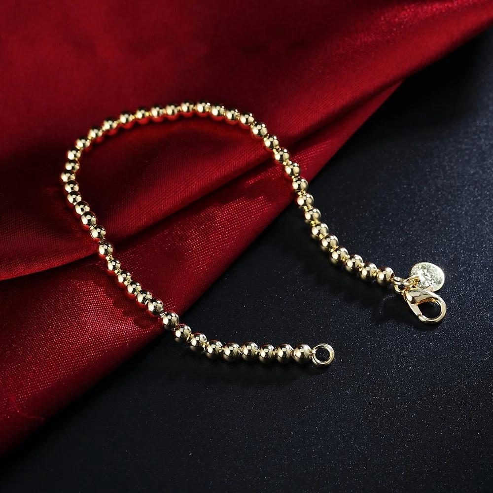 925 Silver Twisted Rope Bracelet 4MM Unisex Chain Fashion Jewelry for Women Men High Quality Durable