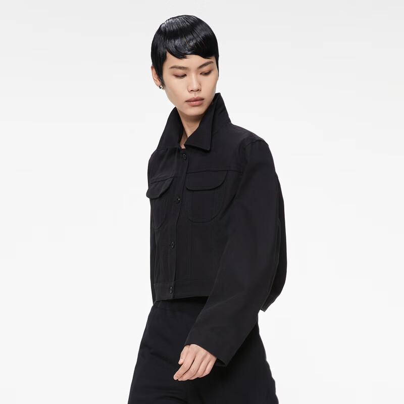 JNBY Women's Loose-Fit Brushed Cotton Spring Jacket