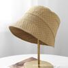 Front Big and Back Small Bucket Hat Solid Color Versatile Face Small Sun Hat Travel Sun Hat Foldable Sun Hat