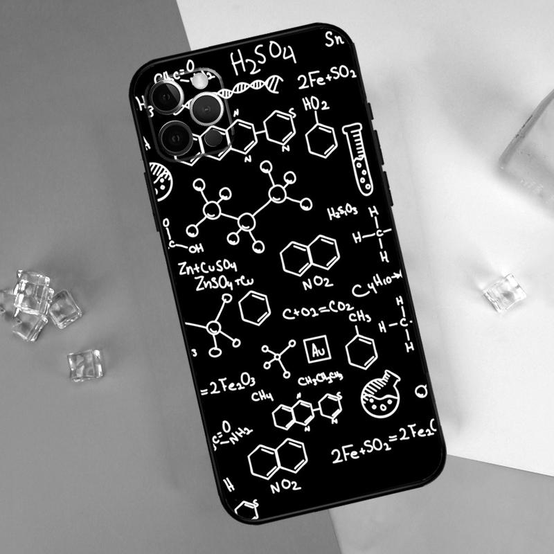 Chemie-Labor Handyhülle Für iPhone 16 Pro Max 16e 12 13 Mini 11 14 15 Pro Max XR 15 16 Plus Hülle Schale