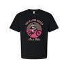 Unisex Bicycle Rider Graphic Tee With Retro Sunset Circle Design For Cycling Ent