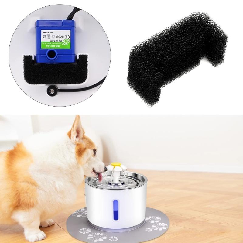 10/20 Pieces Drinking Fountain for Cats Fountain Supplies Replace the Filter Sponge Keep Pet Water Fountain Clean