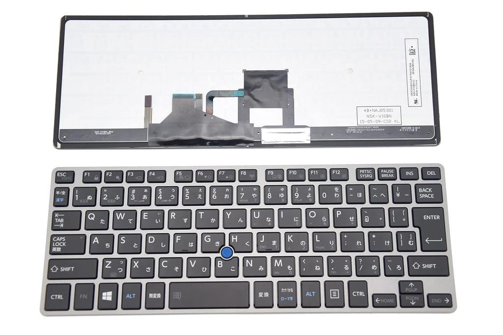 E-ZeeGaa Japanese Keyboard Compatible with Toshiba Dynabook R63A, R63B, R63D, R63Y, R63J, R63F Series, R634, and RZ63, Replacement Japanese Keyboard
