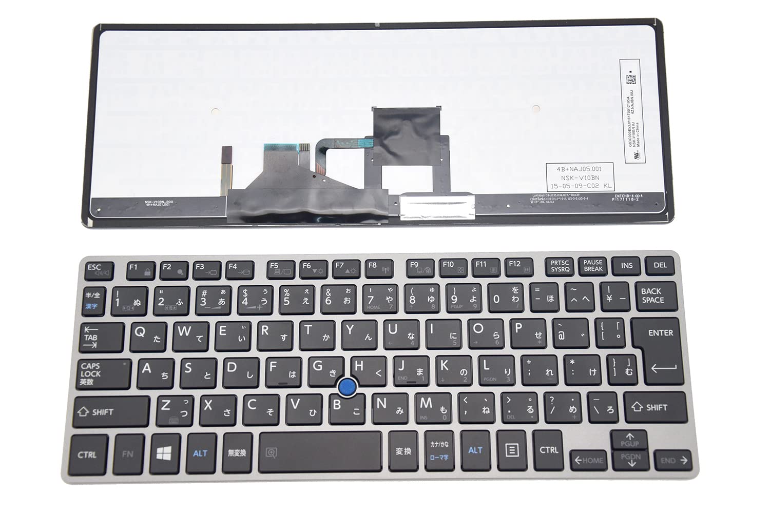 

E-ZeeGaa Japanese Keyboard Compatible with Toshiba Dynabook R63A, R63B, R63D, R63Y, R63J, R63F Series, R634, and RZ63, Replacement Japanese Keyboard