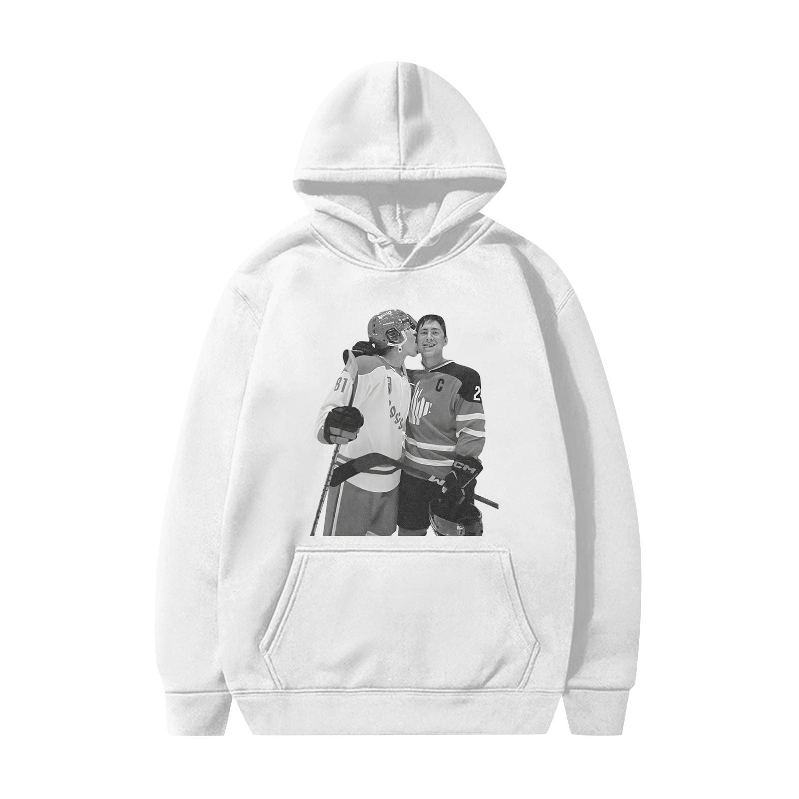 Женское модное худи забавный свитшот пуловер XL белый 1790₽