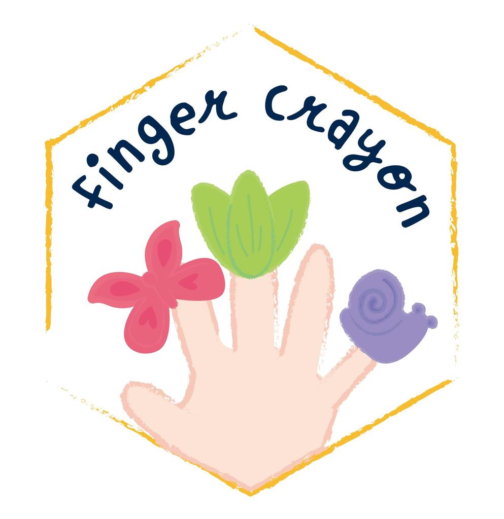 BorneLund Haku Yoka Finger Crayon Garden From around 1 and a half years old HK233114