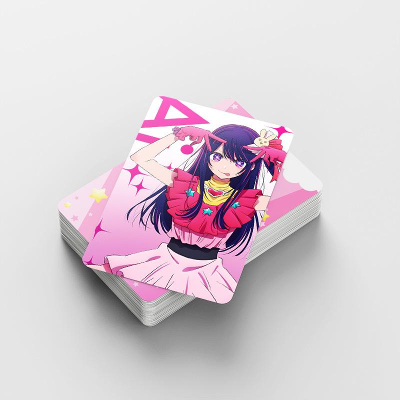 OSHI NO KO Lomo Mini Cards with 32PC Stickers Anime Fan Collection Postcards Gift