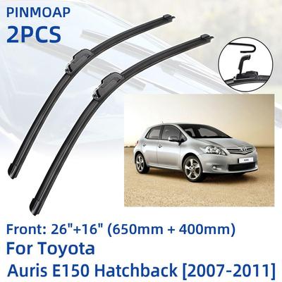 2 Stuks Voorruit Ruitenwisserbladen Voor Toyota Auris E150 Hatchback 2007-2011 26 "+ 16" venster Borstels Cutter Accessoires 2007 2008 2009 2010