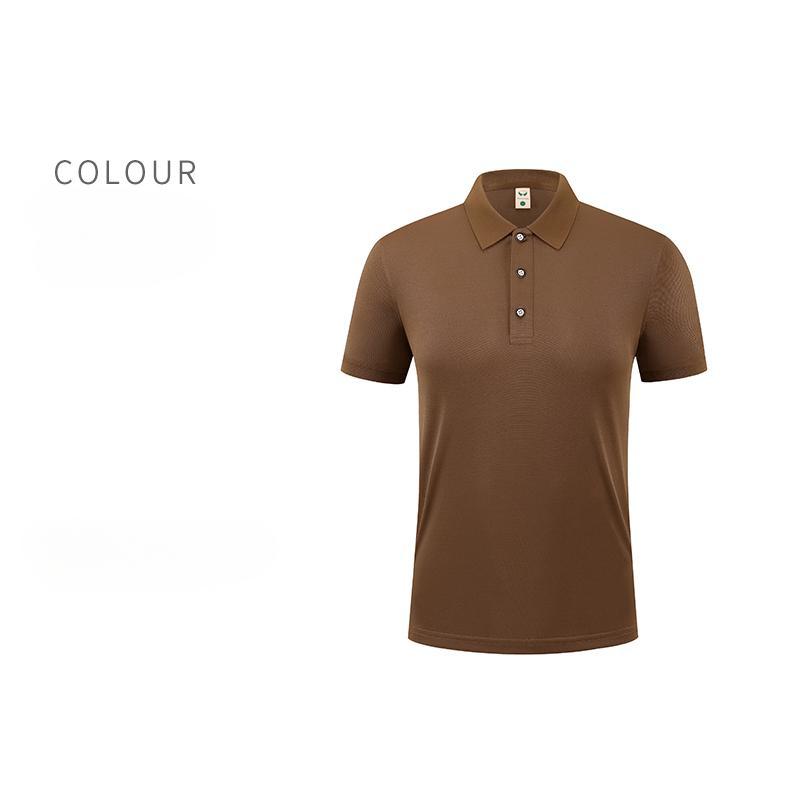 2024Sommer kurzarm polo-shirts für männer und frauen, einfache business casual einfarbig revers POLO atmungsaktiv und vielseitig