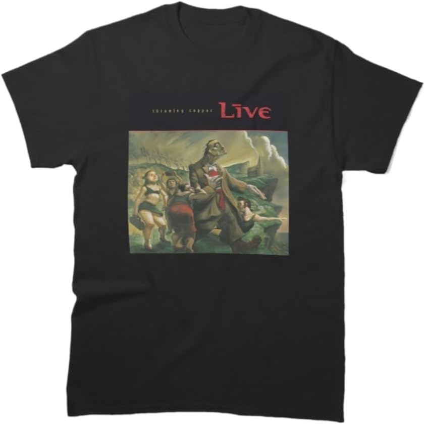 90s Alternative Rock Throwing Copper Graphic T-Shirt Unisex 100% Cotton Crew Neck Short Sleeve Casual Tee S