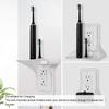 Outlet Shelf Wall Holder Space Saving Socket Rack Smart Home Speaker Stand Mobile Phone Charging Holder Wall Shelf Organizer