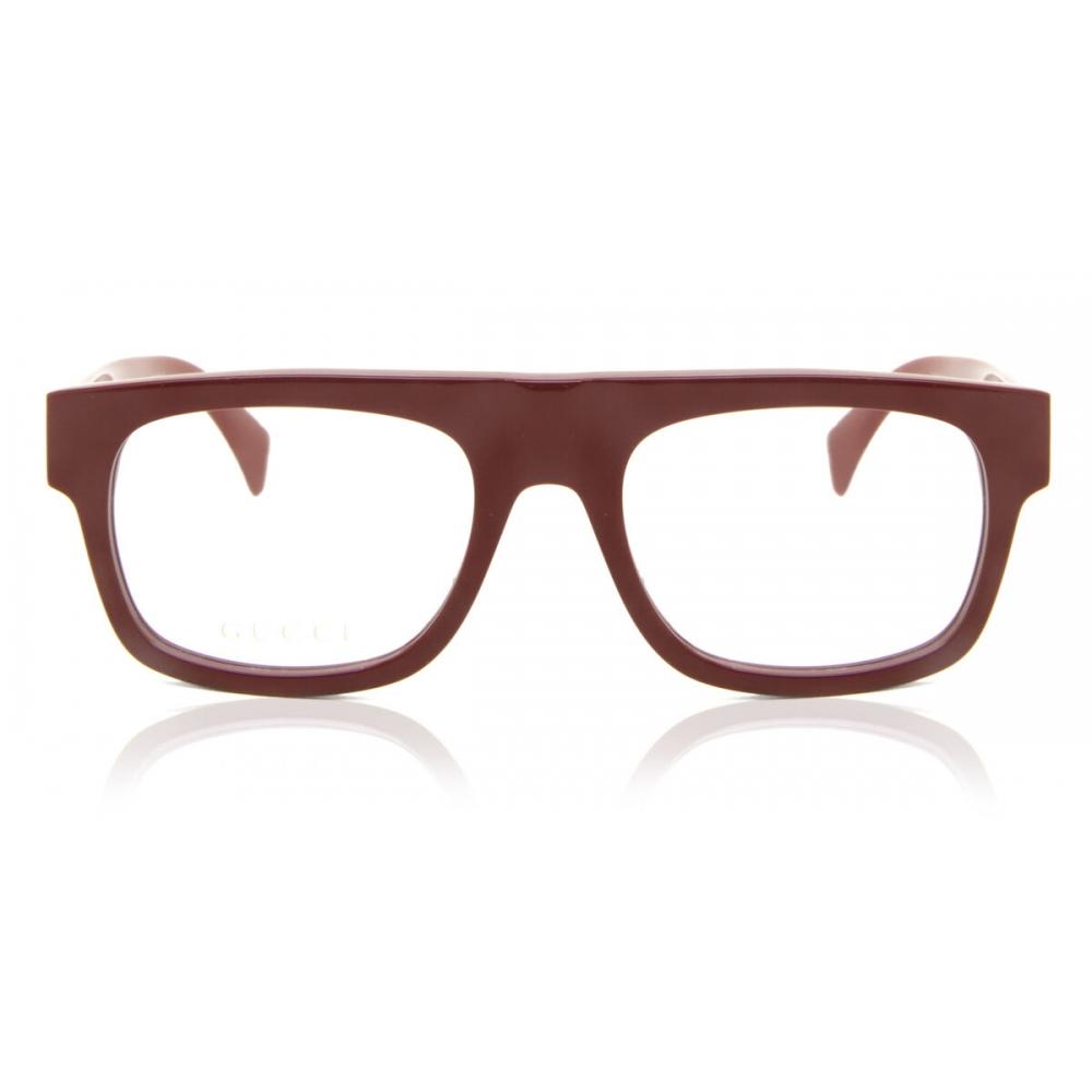 

Gucci Gg1137o 003 Men Eyeglasses Burgundy/53