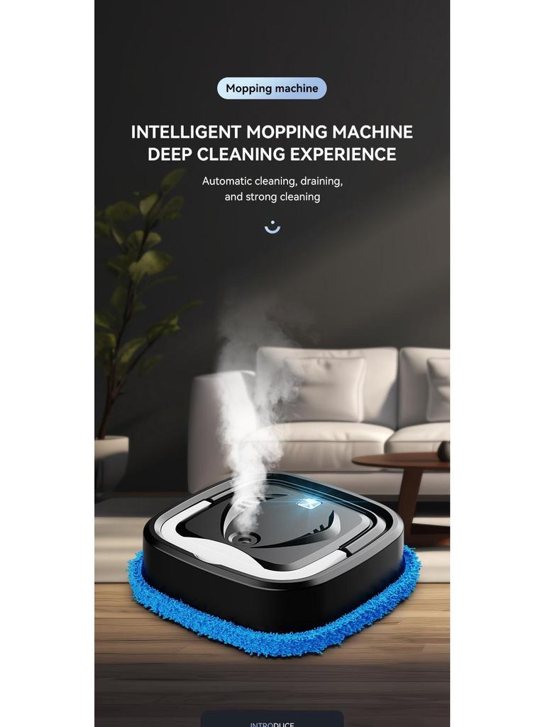 Cross-Border Robotic Vacuum: Automatic All-in-One Cleaner for Vacuuming, Sweeping, and Mopping - Intelligent, Multi-Function, and Compact.