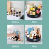 360 Rotating Ingredients Storage Rack Elegant Makeup Turntable Organizer Tray Practical Spices Shelf Cooking Supplies