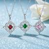 Collana Nodo Celtico Nodo delle Streghe Collana con Pietra di Nascita Collana Scintillante con Simbolo Celtico Gioielli Spirituali Wiccan Regalo per Donna Mamma Moglie Fidanzata