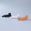 Simulation Cat Pet Model Cartoon Lying Cat Statue Adorable Cat Ornament  Kids Toy