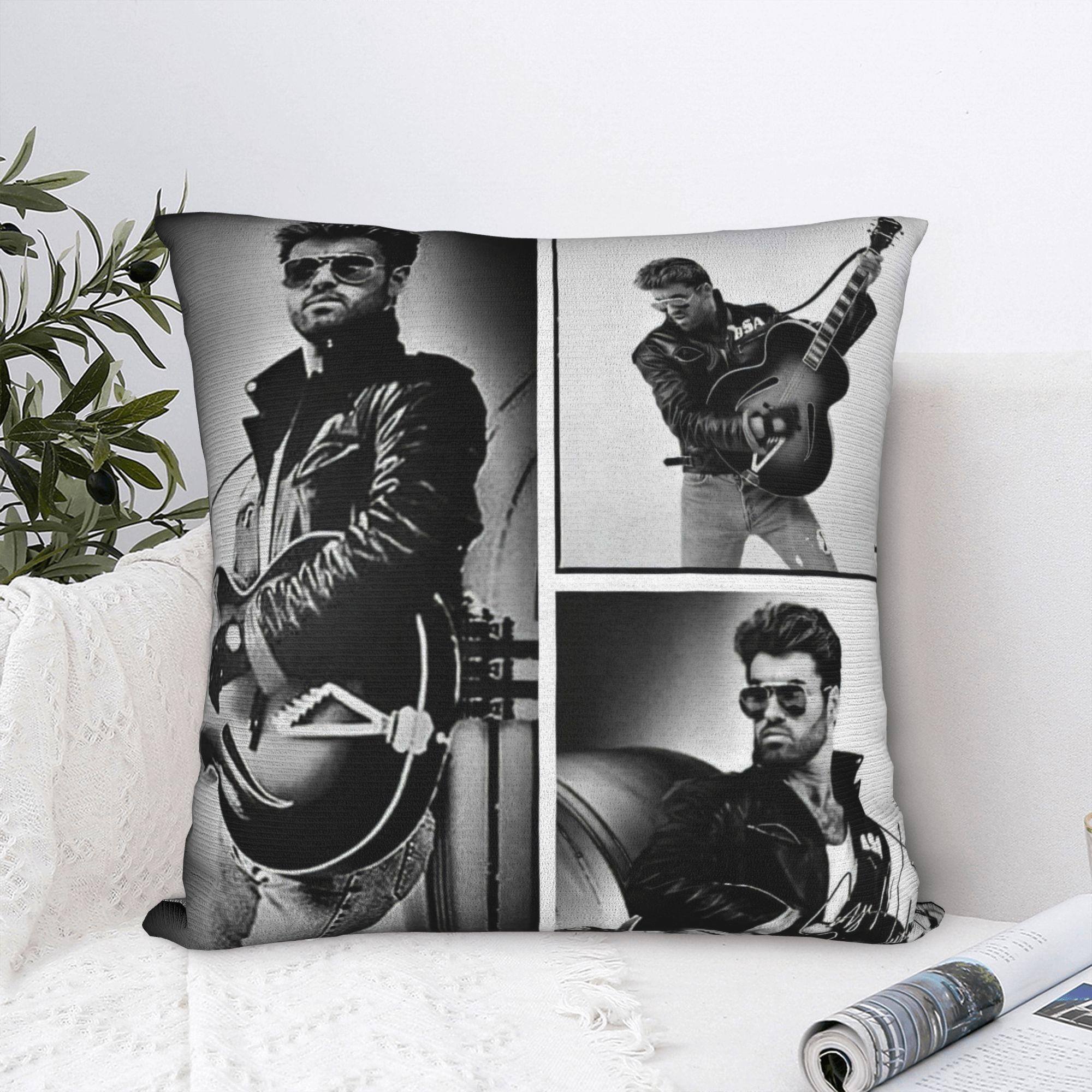 Fine Glasses Unisex Pillow Case George Michae Collage Comfy Pillow Cover For Sofa Home Decoration Fashion Pillowcases
