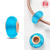 Authentic Certified Pink Glass Bead Blue Romantic Bead Charms Compatible With Bracelets Charm Bead Charms Copper Women Diy Jewellery Making