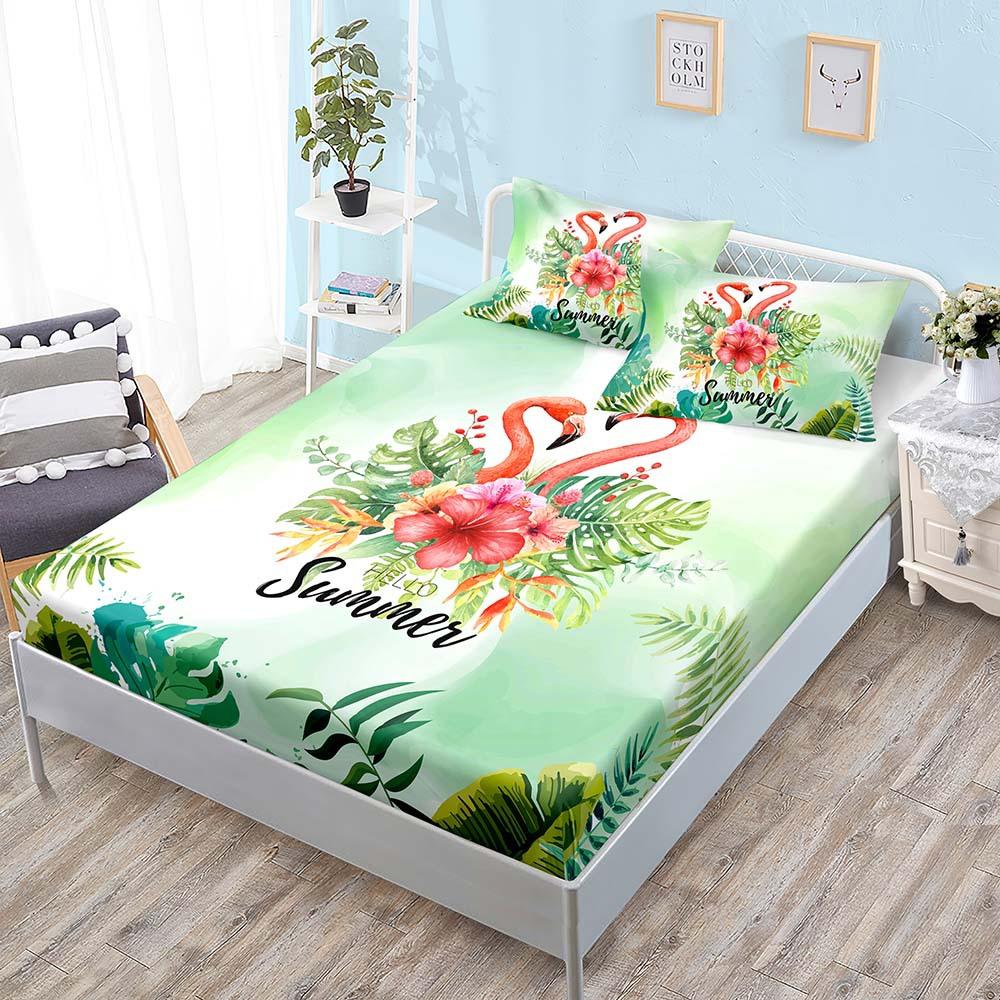 Animal Mattress Three-Piece Set, Bedspread, Pillowcase, Mattress Protective Cover, Dust-Proof And Non-Slip.