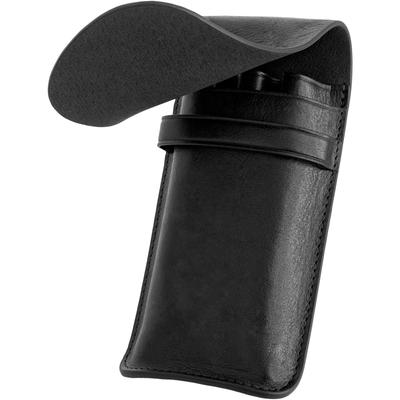 Étui à crayons en cuir véritable pour 3 stylos plume Simple et crayon italien Stylo Stylo Porte-stylos [Dom Teporna] Stylos, Élégant, Cuir, Compact, Étui, Porte-